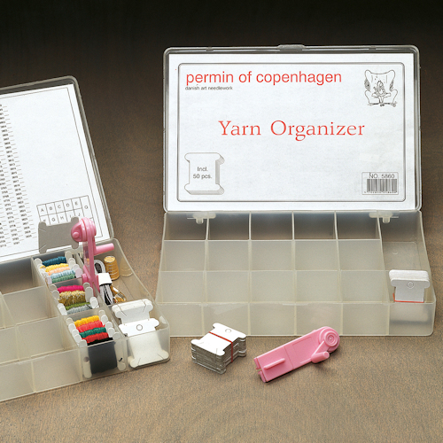 Diverse tilbehør til broderi