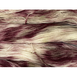 Kabrifolie - H�ndfarvet garn, 75% uld, 25% polyamid   100 gram = 420 meter