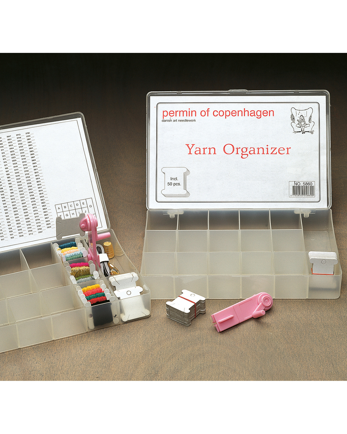 Broderi opbevaring af broderigarn og broderier