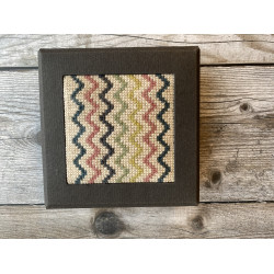Anne�s Zigzag i �ske , Broderi Kit - design TanteHanne.dk