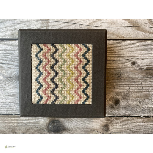 Anne�s Zigzag i �ske , Broderi Kit - design TanteHanne.dk