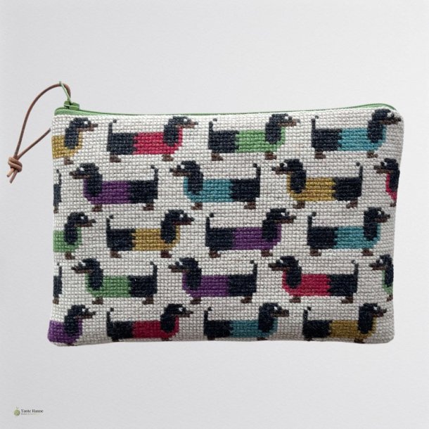 R�de Hunde Clutch Stramaj Broderipakke fra BALDYRE