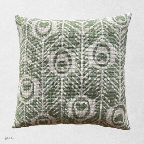 Peacock stramaj pude broderikit fra BALDYRE