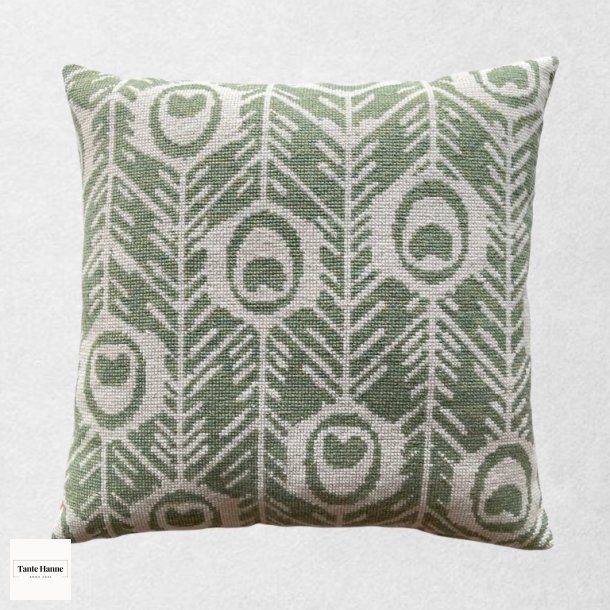 Peacock stramaj pude broderikit fra BALDYRE