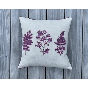 Rd Herbarium pude Broderikit fra Baldyre