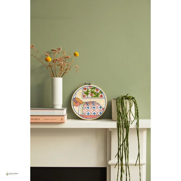 Homey Bedroom, broderikit fra DMC