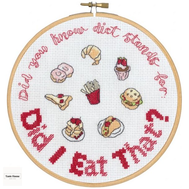 Broderi kit fra Permin Diet ...,  20 cm - udgr af mit sortiment