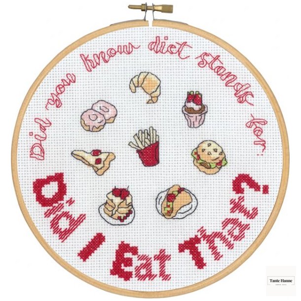 Broderi kit fra Permin Diet ...,  20 cm - udgr af mit sortiment