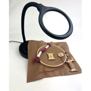 Broderilampe led desktop Magnifier 