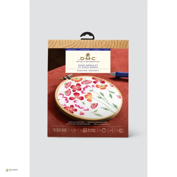 Broderi Kit model Spring Poppies - PUNCH NEEDEL St