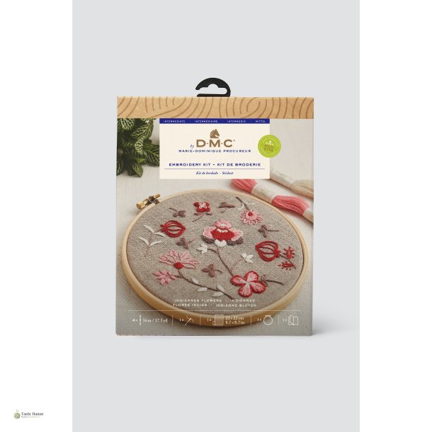 DMC broderikit Eco Vita Indiennes Flowers 