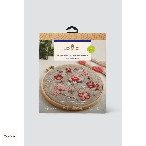 DMC broderikit Eco Vita Indiennes Flowers 