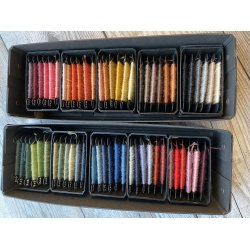 Broderi Kit - 2 broderi opbevarings sker til alle DMC Eco Vita 60 farvers 