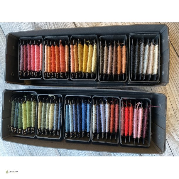 Broderi Kit - 2 broderi opbevarings sker til alle DMC Eco Vita 60 farvers 