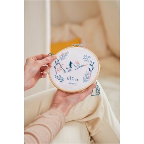 DMC broderikit - Gift og Stitch Stork  - udgr af mit sortiment