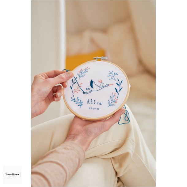 DMC broderikit - Gift og Stitch Stork  - udgr af mit sortiment