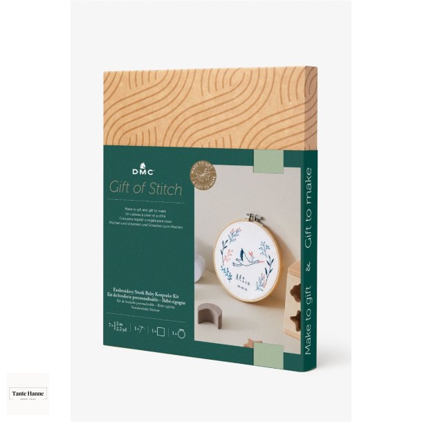 DMC broderikit - Gift og Stitch Stork  - udgr af mit sortiment