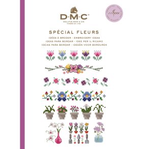 DMC Mini Broderibog Spcial Fleurs  - Blomster