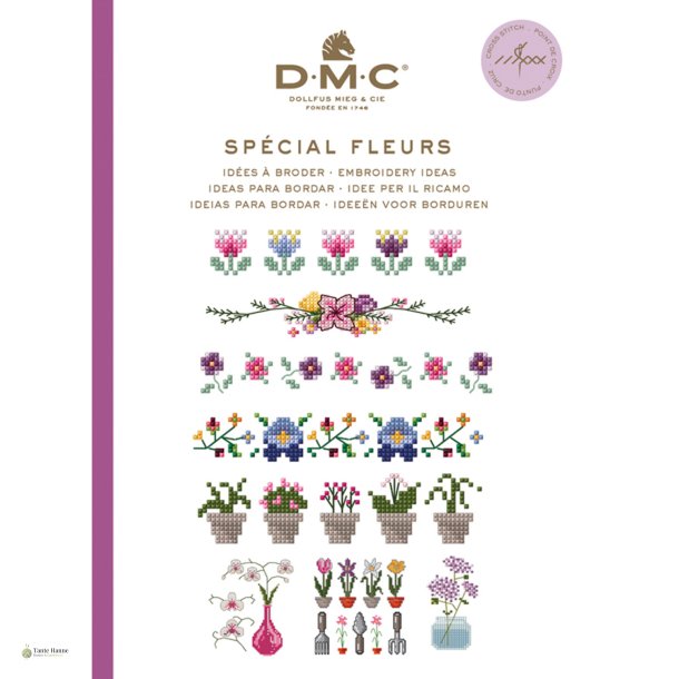 DMC Mini Broderibog Sp�cial Fleurs  - Blomster