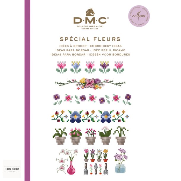DMC Mini Broderibog Spcial Fleurs  - Blomster