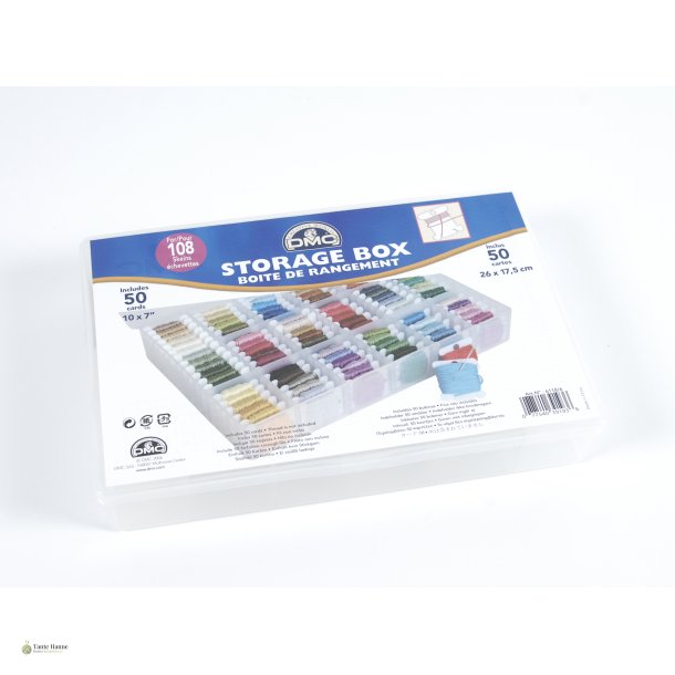 DMC broderi tr�d opbevaringsboks incl. 50 vindsler 