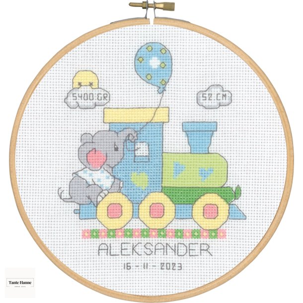 Broderi kit fra Permin - Dbsminde Alexander - udgr af mit sortiment