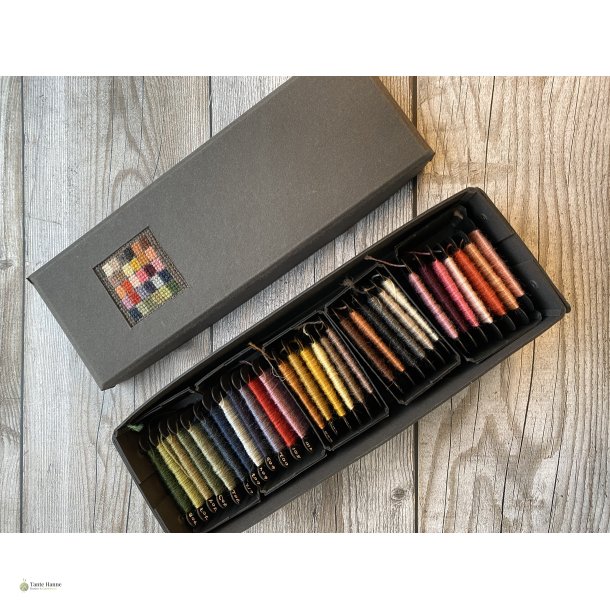 Broderi Kit - broderi opbevarings ske til DMC Eco Vita 30 farvers Collektion