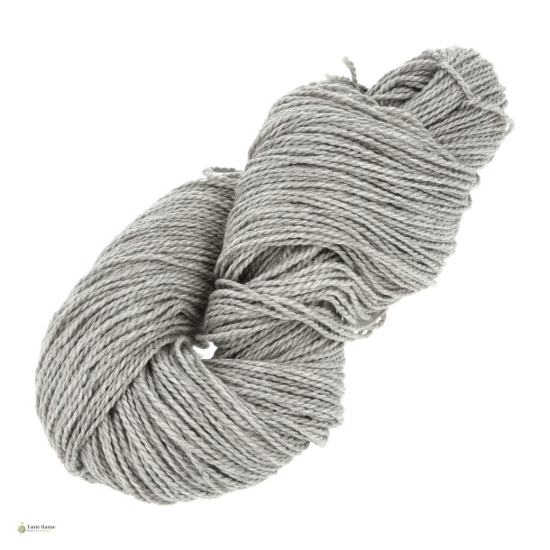 Ufarvet garn Raw 2 Merino 65%, 20% silke,  Superwash     250 m/100 gram