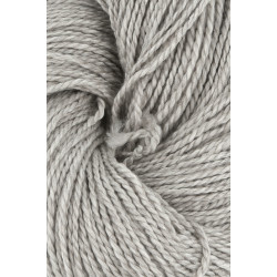 Ufarvet garn Raw 2 Merino 65%, 20% silke,  Superwash     250 m/100 gram
