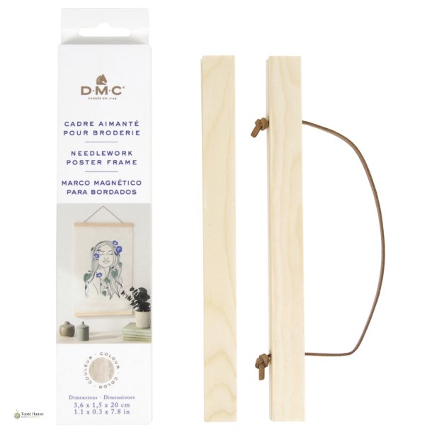 Magnet ramme til broderi, lille, l�ngde 20 cm