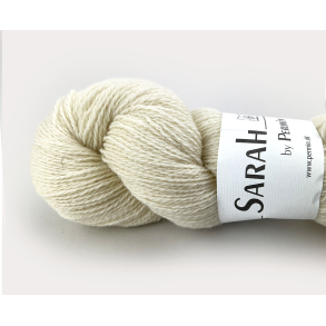 Ufarvet garn Sarah by Permin, 50% Merino uld, 50% shetlandsuld  270 m/50 gram