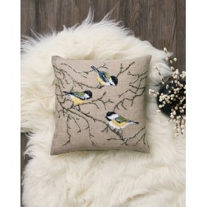 MusvitterTraner broderi kit (Puden til hjre)  40 x 40 cm