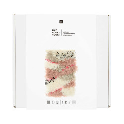 Rya kit Rico Hooki Hooki Latch Hooking Kit. Wall Hanging Neon Landscape