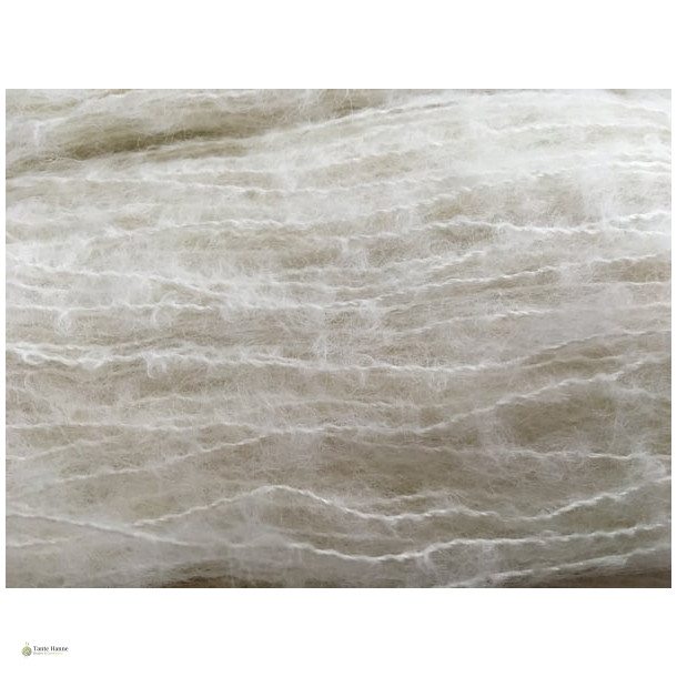 Ufarvet garn Nr. 5 Baby Suri Alpaka 74%, Silke 26% 300 m/50 gram