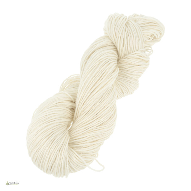 Ufarvet garn RAW 4,  Merino  uld 80% , 20% Silke, Superwash, 250 m/100 gram