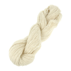 Ufarvet garn RAW 5 , merilno uld 100% , Superwash, 420 m/100 gram