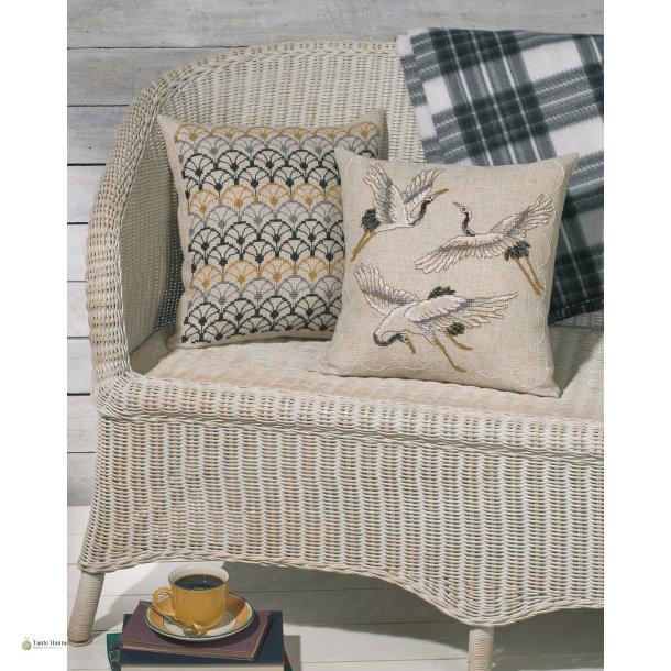 Bl�ser i farver broderi kit (Puden til venstre)  40 x 40 cm