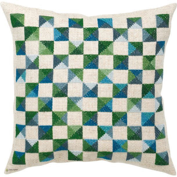 Ruder Broderi kit til pude 40 x 40 cm