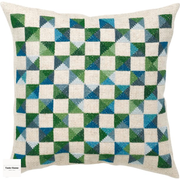 Ruder Broderi kit til pude 40 x 40 cm