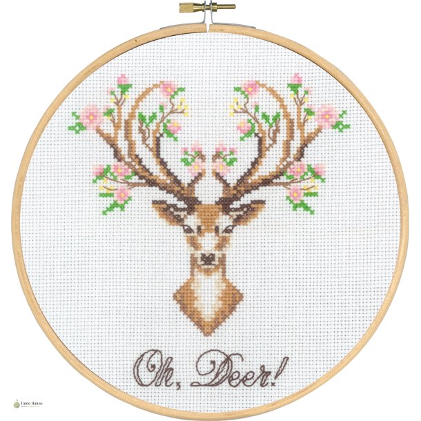 Oh, Deer broderikit fra Permin - udg�r af mit sortiment