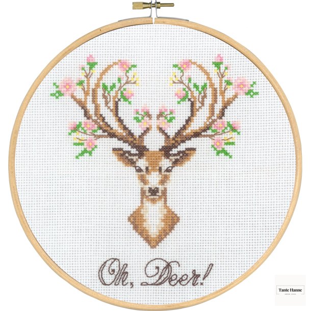 Oh, Deer broderikit fra Permin - udgr af mit sortiment