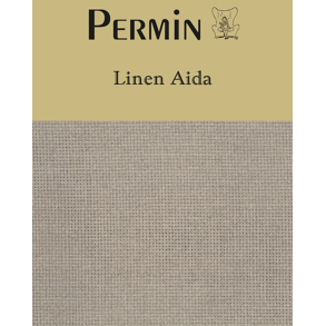 Broderistof Aida Linen 5,4  Pre Cuts  55 x 50 cm
