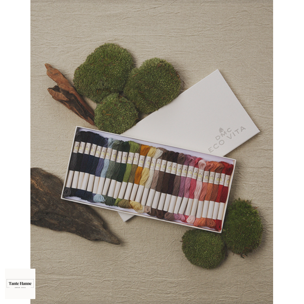 DMC Eco Vita Sortiment  med 30 farver