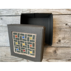 Gr�n Matrix  i �ske , Broderi Kit - design TanteHanne.dk