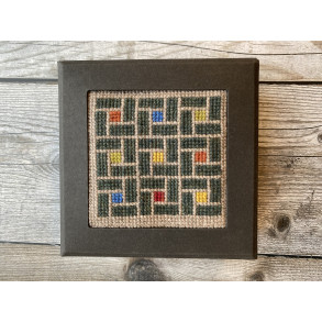 Gr�n Matrix  i �ske , Broderi Kit - design TanteHanne.dk