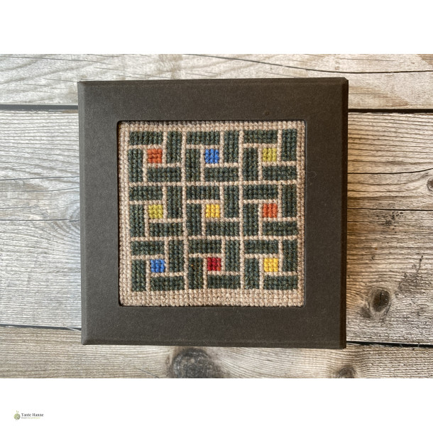 Gr�n Matrix  i �ske , Broderi Kit - design TanteHanne.dk