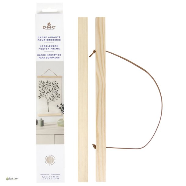 Magnet ramme til broderi, stor , l�ngde 30 cm