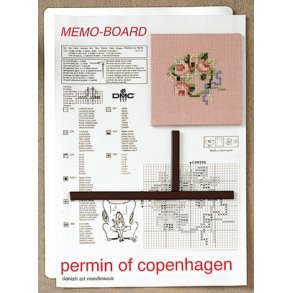 Magnetplade med 3 magneter, BY Permin 30 x 20 cm