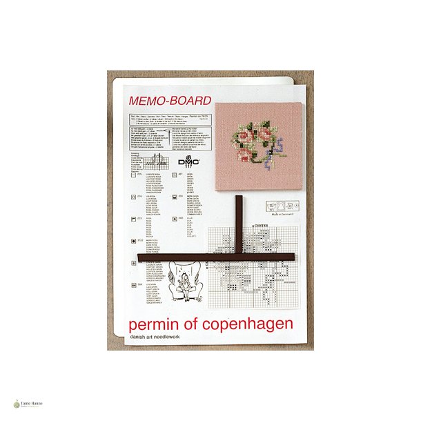 Magnetplade med 3 magneter, BY Permin 30 x 20 cm