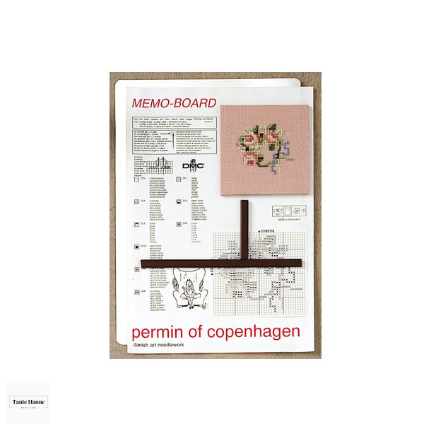 Magnetplade med 3 magneter, BY Permin 30 x 20 cm